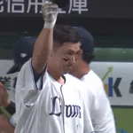 栗山巧、現役最終打席で通算2152安打目!有言実行のヒット!