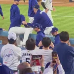 【悲報】大谷翔平さん、1人でベンチのフェンスを越えられない状態の模様